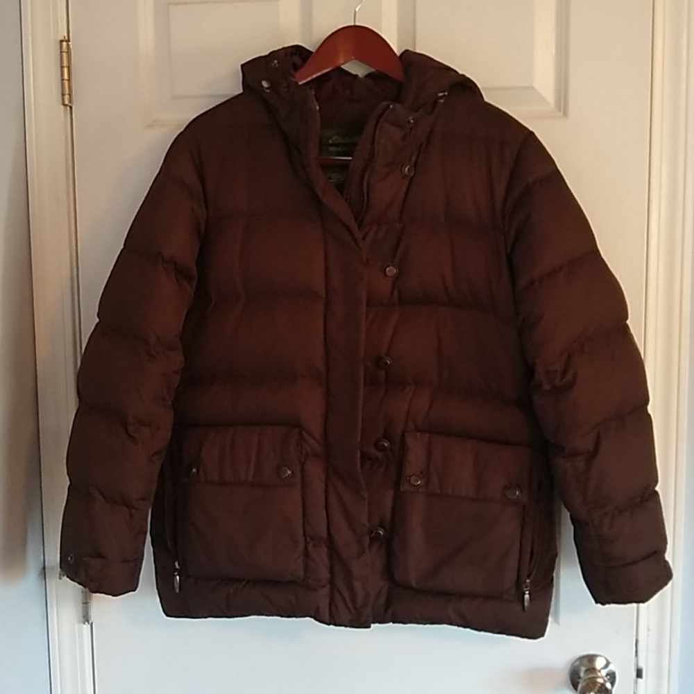 Vtg Eddie Bauer Premium Goose down coat, Women's L